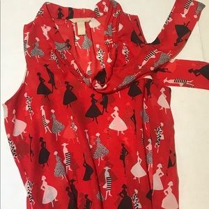 Super Fun Shear Sleeveless Blouse